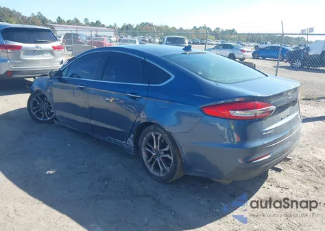 2019 Ford Fusion Sel from USA, damaged, VIN 3FA6P0CD2KR233780